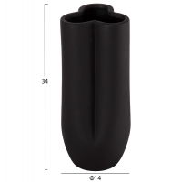ΕΠΙΤΡΑΠΕΖΙΟ ΚΕΡΑΜΙΚΟ ΔΙΑΚΟΣΜΗΤΙΚΟ GLAZE HM4611.02 ΜΑΥΡΟ ΜΑΤ Φ14x34Υ εκ. ΕΠΙΤΡΑΠΕΖΙΟ ΚΕΡΑΜΙΚΟ ΔΙΑΚΟΣΜΗΤΙΚΟ GLAZE HM4611.02 ΜΑΥΡΟ ΜΑΤ Φ14x34Υ εκ.
