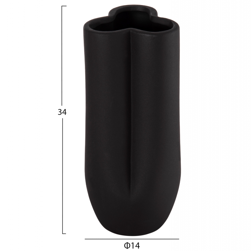 ΕΠΙΤΡΑΠΕΖΙΟ ΚΕΡΑΜΙΚΟ ΔΙΑΚΟΣΜΗΤΙΚΟ GLAZE HM4611.02 ΜΑΥΡΟ ΜΑΤ Φ14x34Υ εκ. ΕΠΙΤΡΑΠΕΖΙΟ ΚΕΡΑΜΙΚΟ ΔΙΑΚΟΣΜΗΤΙΚΟ GLAZE HM4611.02 ΜΑΥΡΟ ΜΑΤ Φ14x34Υ εκ.