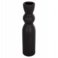 ΕΠΙΤΡΑΠΕΖΙΟ ΚΕΡΑΜΙΚΟ ΔΙΑΚΟΣΜΗΤΙΚΟ SCEPTER HM4614.02 ΜΑΥΡΟ ΜΑΤ Φ8x35Υ εκ.