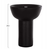 ΕΠΙΤΡΑΠΕΖΙΟ ΚΕΡΑΜΙΚΟ ΔΙΑΚΟΣΜΗΤΙΚΟ ELENDIL HM4603.02 ΜΑΥΡΟ ΜΑΤ Φ20x26.5Υεκ ΕΠΙΤΡΑΠΕΖΙΟ ΚΕΡΑΜΙΚΟ ΔΙΑΚΟΣΜΗΤΙΚΟ ELENDIL HM4603.02 ΜΑΥΡΟ ΜΑΤ Φ20x26.5Υεκ
