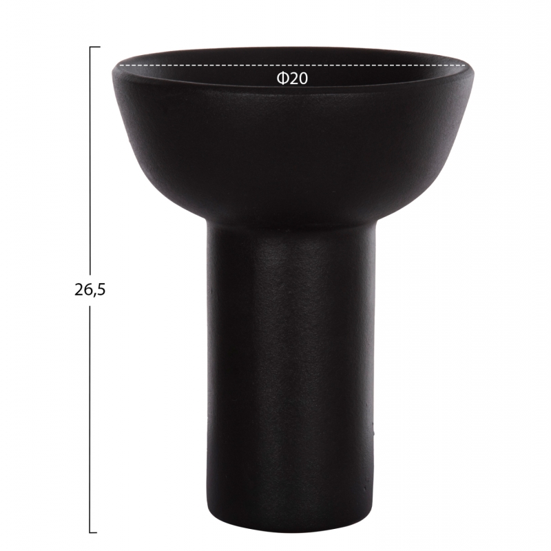 ΕΠΙΤΡΑΠΕΖΙΟ ΚΕΡΑΜΙΚΟ ΔΙΑΚΟΣΜΗΤΙΚΟ ELENDIL HM4603.02 ΜΑΥΡΟ ΜΑΤ Φ20x26.5Υεκ ΕΠΙΤΡΑΠΕΖΙΟ ΚΕΡΑΜΙΚΟ ΔΙΑΚΟΣΜΗΤΙΚΟ ELENDIL HM4603.02 ΜΑΥΡΟ ΜΑΤ Φ20x26.5Υεκ