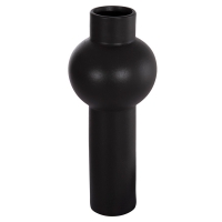 ΕΠΙΤΡΑΠΕΖΙΟ ΚΕΡΑΜΙΚΟ ΔΙΑΚΟΣΜΗΤΙΚΟ SCEPTER HM4604.02 ΜΑΥΡΟ ΜΑΤ Φ17x39Υεκ