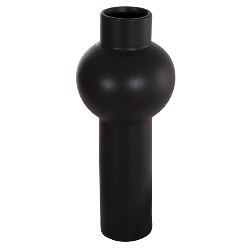 ΕΠΙΤΡΑΠΕΖΙΟ ΚΕΡΑΜΙΚΟ ΔΙΑΚΟΣΜΗΤΙΚΟ SCEPTER HM4604.02 ΜΑΥΡΟ ΜΑΤ Φ17x39Υεκ