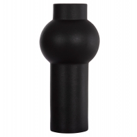 ΕΠΙΤΡΑΠΕΖΙΟ ΚΕΡΑΜΙΚΟ ΔΙΑΚΟΣΜΗΤΙΚΟ SCEPTER HM4605.02 ΜΑΥΡΟ ΜΑΤ Φ15x30Υ εκ.