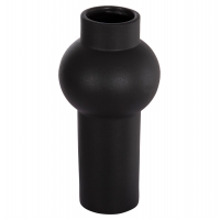 ΕΠΙΤΡΑΠΕΖΙΟ ΚΕΡΑΜΙΚΟ ΔΙΑΚΟΣΜΗΤΙΚΟ SCEPTER HM4605.02 ΜΑΥΡΟ ΜΑΤ Φ15x30Υ εκ.