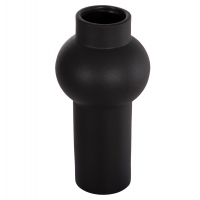 ΕΠΙΤΡΑΠΕΖΙΟ ΚΕΡΑΜΙΚΟ ΔΙΑΚΟΣΜΗΤΙΚΟ SCEPTER HM4605.02 ΜΑΥΡΟ ΜΑΤ Φ15x30Υ εκ.