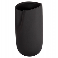 ΕΠΙΤΡΑΠΕΖΙΟ ΚΕΡΑΜΙΚΟ ΔΙΑΚΟΣΜΗΤΙΚΟ GLAZE HM4607.02 ΜΑΥΡΟ ΜΑΤ 15x15x30Υεκ