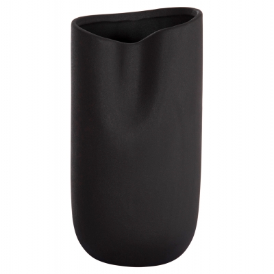 ΕΠΙΤΡΑΠΕΖΙΟ ΚΕΡΑΜΙΚΟ ΔΙΑΚΟΣΜΗΤΙΚΟ GLAZE HM4607.02 ΜΑΥΡΟ ΜΑΤ 15x15x30Υεκ