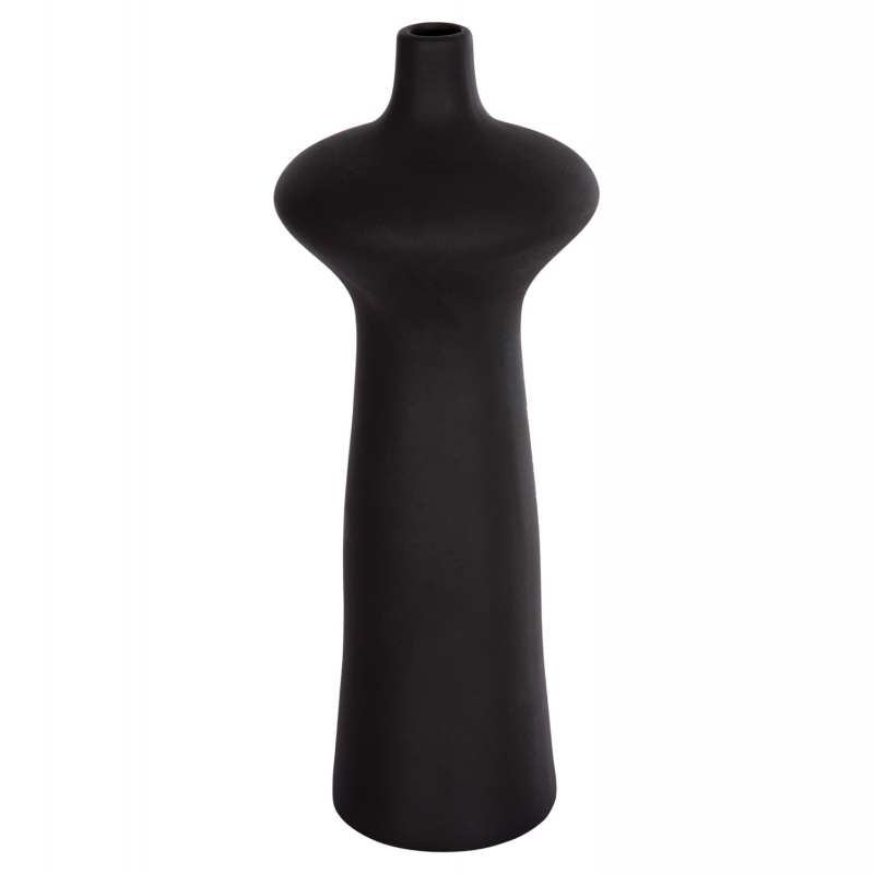 ΕΠΙΤΡΑΠΕΖΙΟ ΚΕΡΑΜΙΚΟ ΔΙΑΚΟΣΜΗΤΙΚΟ SCEPTER HM4636.02 ΜΑΥΡΟ ΜΑΤ Φ18x49Υεκ