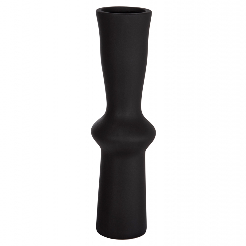 ΕΠΙΤΡΑΠΕΖΙΟ ΚΕΡΑΜΙΚΟ ΔΙΑΚΟΣΜΗΤΙΚΟ SCEPTER HM4637.02 ΜΑΥΡΟ ΜΑΤ Φ14x50Υεκ