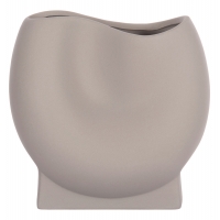 ΕΠΙΤΡΑΠΕΖΙΟ ΚΕΡΑΜΙΚΟ ΔΙΑΚΟΣΜΗΤΙΚΟ GLAZE HM4610.03 ΓΚΡΙ ΜΑΤ 26x14x25Υεκ