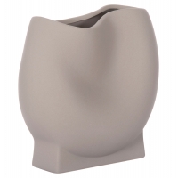 ΕΠΙΤΡΑΠΕΖΙΟ ΚΕΡΑΜΙΚΟ ΔΙΑΚΟΣΜΗΤΙΚΟ GLAZE HM4610.03 ΓΚΡΙ ΜΑΤ 26x14x25Υεκ