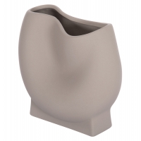 ΕΠΙΤΡΑΠΕΖΙΟ ΚΕΡΑΜΙΚΟ ΔΙΑΚΟΣΜΗΤΙΚΟ GLAZE HM4610.03 ΓΚΡΙ ΜΑΤ 26x14x25Υεκ