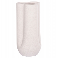 ΕΠΙΤΡΑΠΕΖΙΟ ΚΕΡΑΜΙΚΟ ΔΙΑΚΟΣΜΗΤΙΚΟ GLAZE HM4612.01 ΚΡΥΣΤΑΛΛΙΚΟ ΥΠΟΛΕΥΚΟ Φ14x29Υεκ