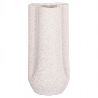 ΕΠΙΤΡΑΠΕΖΙΟ ΚΕΡΑΜΙΚΟ ΔΙΑΚΟΣΜΗΤΙΚΟ GLAZE HM4612.01 ΚΡΥΣΤΑΛΛΙΚΟ ΥΠΟΛΕΥΚΟ Φ14x29Υεκ