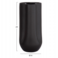 ΕΠΙΤΡΑΠΕΖΙΟ ΚΕΡΑΜΙΚΟ ΔΙΑΚΟΣΜΗΤΙΚΟ GLAZE HM4612.02 ΜΑΥΡΟ ΜΑΤ Φ14x29Υεκ ΕΠΙΤΡΑΠΕΖΙΟ ΚΕΡΑΜΙΚΟ ΔΙΑΚΟΣΜΗΤΙΚΟ GLAZE HM4612.02 ΜΑΥΡΟ ΜΑΤ Φ14x29Υεκ