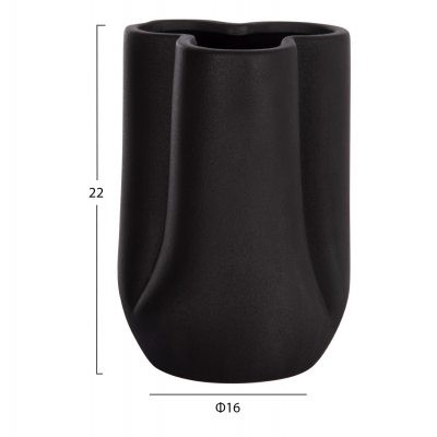 ΕΠΙΤΡΑΠΕΖΙΟ ΚΕΡΑΜΙΚΟ ΔΙΑΚΟΣΜΗΤΙΚΟ GLAZE HM4613.02 ΜΑΥΡΟ ΜΑΤ Φ16x22Υεκ ΕΠΙΤΡΑΠΕΖΙΟ ΚΕΡΑΜΙΚΟ ΔΙΑΚΟΣΜΗΤΙΚΟ GLAZE HM4613.02 ΜΑΥΡΟ ΜΑΤ Φ16x22Υεκ