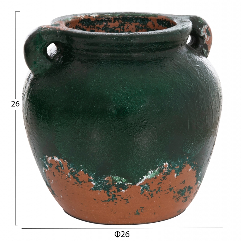 ΔΙΑΚΟΣΜΗΤΙΚΟ ΒΑΖΟ HM4380 ΤΕΡΑΚΟΤΑ ΣΕ ANTIQUE ΠΡΑΣΙΝΗ ΑΠΟΧΡΩΣΗ Φ26Χ26Yεκ. ΔΙΑΚΟΣΜΗΤΙΚΟ ΒΑΖΟ HM4380 ΤΕΡΑΚΟΤΑ ΣΕ ANTIQUE ΠΡΑΣΙΝΗ ΑΠΟΧΡΩΣΗ Φ26Χ26Yεκ.