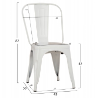 ΚΑΡΕΚΛΑ ΜΕΤΑΛΛΙΚΗ MELITA-PRO HM8641.41 ΛΕΥΚΟ ΜΑΤ 44x47x84.5Υεκ. ΚΑΡΕΚΛΑ ΜΕΤΑΛΛΙΚΗ MELITA-PRO HM8641.41 ΛΕΥΚΟ ΜΑΤ 44x47x84.5Υεκ.