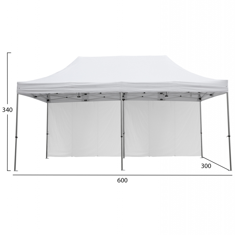 GAZEBO ΕΠΑΓΓΕΛΜΑΤΙΚΟ ΒΑΡΕΩΣ ΤΥΠΟΥ CRESSEN HM21099 ΠΤΥΣΣΟΜΕΝΟ ΑΛΟΥΜΙΝΙΟΥ 3x6x3,4Yμ GAZEBO ΕΠΑΓΓΕΛΜΑΤΙΚΟ ΒΑΡΕΩΣ ΤΥΠΟΥ CRESSEN HM21099 ΠΤΥΣΣΟΜΕΝΟ ΑΛΟΥΜΙΝΙΟΥ 3x6x3,4Yμ