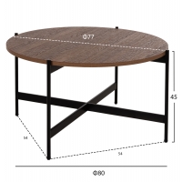 ΣΕΤ 2ΤΜΧ ΤΡΑΠΕΖΙΑ ΣΑΛΟΝΙΟΥ RONDA HM21089.03 MDF ΣΕ ΚΑΡΥΔΙ ΧΡΩΜΑ Φ80εκ & Φ50εκ ΣΕΤ 2ΤΜΧ ΤΡΑΠΕΖΙΑ ΣΑΛΟΝΙΟΥ RONDA HM21089.03 MDF ΣΕ ΚΑΡΥΔΙ ΧΡΩΜΑ Φ80εκ & Φ50εκ