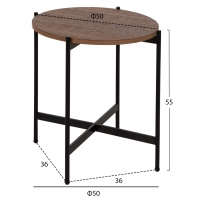 ΣΕΤ 2ΤΜΧ ΤΡΑΠΕΖΙΑ ΣΑΛΟΝΙΟΥ RONDA HM21089.03 MDF ΣΕ ΚΑΡΥΔΙ ΧΡΩΜΑ Φ80εκ & Φ50εκ ΣΕΤ 2ΤΜΧ ΤΡΑΠΕΖΙΑ ΣΑΛΟΝΙΟΥ RONDA HM21089.03 MDF ΣΕ ΚΑΡΥΔΙ ΧΡΩΜΑ Φ80εκ & Φ50εκ