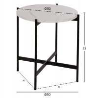 ΣΕΤ 2ΤΜΧ ΤΡΑΠΕΖΙΑ ΣΑΛΟΝΙΟΥ RONDA HM21089.04 MDF ΛΕΥΚΟ ΜΑΡΜΑΡΟ Φ80εκ & Φ50εκ ΣΕΤ 2ΤΜΧ ΤΡΑΠΕΖΙΑ ΣΑΛΟΝΙΟΥ RONDA HM21089.04 MDF ΛΕΥΚΟ ΜΑΡΜΑΡΟ Φ80εκ & Φ50εκ