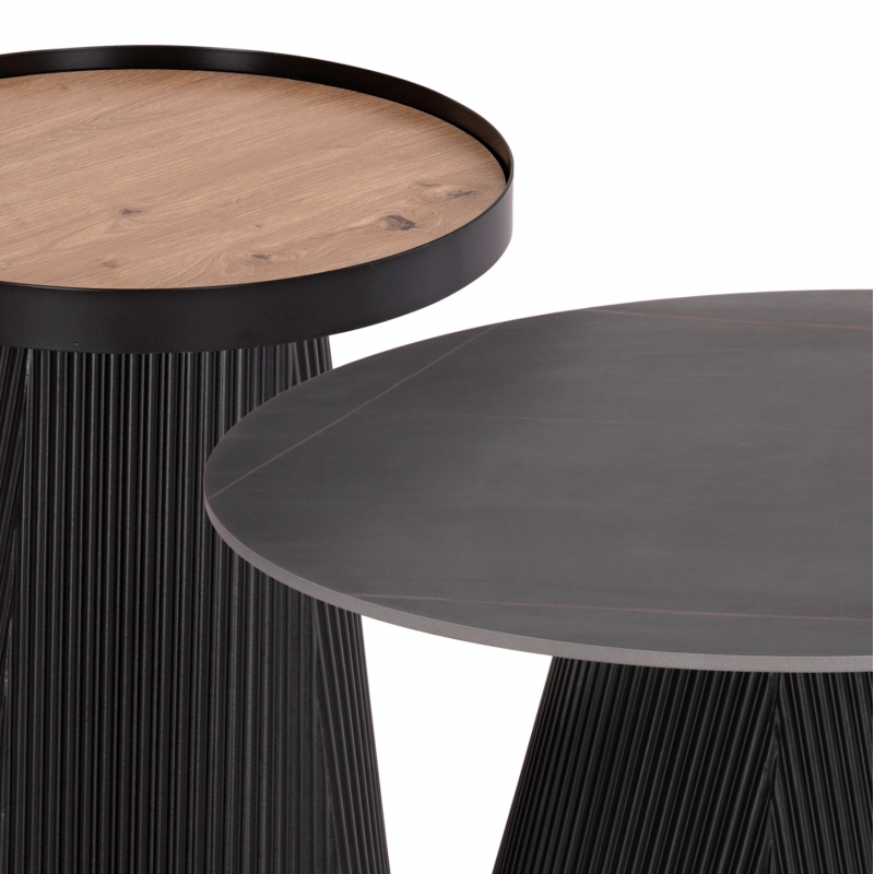 ΣΕΤ 2ΤΜΧ ΤΡΑΠΕΖΙΑ ΣΑΛΟΝΙΟΥ DUNCAN HM21081 MDF ΚΑΙ ΚΕΡΑΜΙΚΟ TOP Φ80εκ & Φ45εκ ΣΕΤ 2ΤΜΧ ΤΡΑΠΕΖΙΑ ΣΑΛΟΝΙΟΥ DUNCAN HM21081 MDF ΚΑΙ ΚΕΡΑΜΙΚΟ TOP Φ80εκ & Φ45εκ
