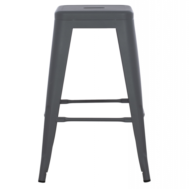 ΣΚΑΜΠΟ ΜΕΣΑΙΟΥ ΥΨΟΥΣ ΜΕΤΑΛΛΙΚΟ MELITA-PRO HM8573.50 ΓΚΡΙ 43x43x67Υεκ.