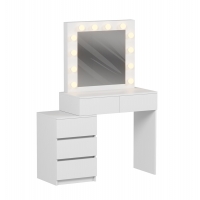ΤΟΥΑΛΕΤΑ ΜΕ ΦΩΤΙΣΜΟ LED & ΣΥΡΤΑΡΙΑ BEYON HM2500.03 ΜΕΛΑΜΙΝΗ ΣΕ ΛΕΥΚΟ 80x40x140Υεκ.
