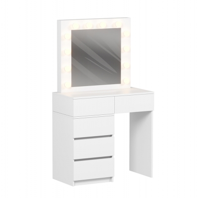 ΤΟΥΑΛΕΤΑ ΜΕ ΦΩΤΙΣΜΟ LED & ΣΥΡΤΑΡΙΑ BEYON HM2500.03 ΜΕΛΑΜΙΝΗ ΣΕ ΛΕΥΚΟ 80x40x140Υεκ.