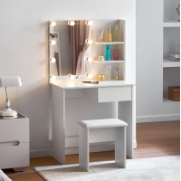 ΤΟΥΑΛΕΤΑ ΜΕ ΦΩΤΙΣΜΟ LED & ΡΑΦΙΑ LAURYN HM2501.03 ΜΕΛΑΜΙΝΗ ΣΕ ΛΕΥΚΟ 75x40x134.5Υεκ ΤΟΥΑΛΕΤΑ ΜΕ ΦΩΤΙΣΜΟ LED & ΡΑΦΙΑ LAURYN HM2501.03 ΜΕΛΑΜΙΝΗ ΣΕ ΛΕΥΚΟ 75x40x134.5Υεκ