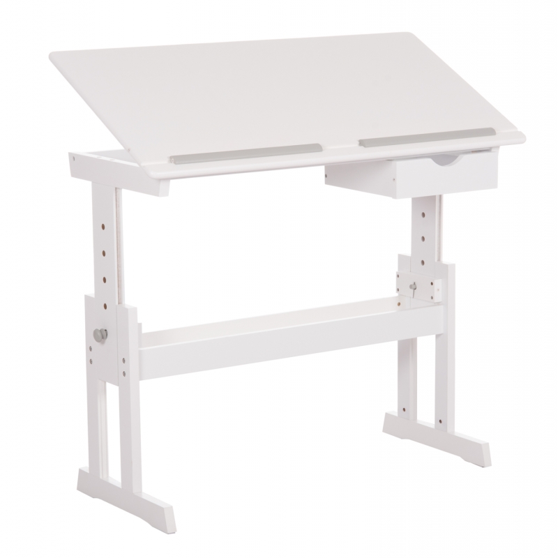 ΓΡΑΦΕΙΟ/ΣΧΕΔΙΑΣΤΗΡΙΟ ASCENT HM18289 MDF ΣΕ ΛΕΥΚΟ 109x55x87,5Υεκ