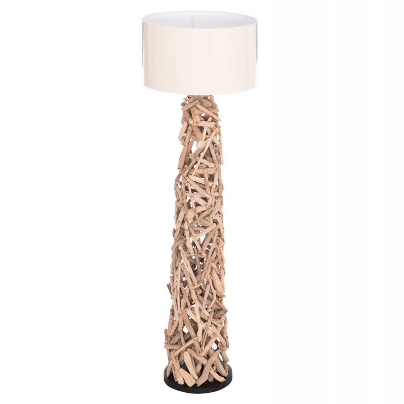 ΔΙΑΚΟΣΜΗΤΙΚΟ ΦΩΤΙΣΤΙΚΟ ΔΑΠΕΔΟΥ ALTAR HM4429 DRIFTWOOD--ΛΕΥΚΟ PVC Φ45x153Υεκ.