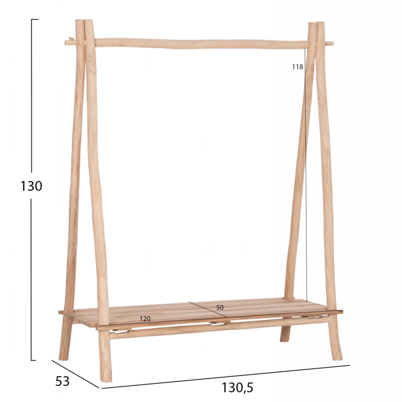 ΕΠΙΠΛΟ ΕΙΣΟΔΟΥ PERL HM9911 ΚΛΑΔΙΑ ΞΥΛΟΥ TEAK-ΦΥΣΙΚΟ 130,5x53x152Υεκ. ΕΠΙΠΛΟ ΕΙΣΟΔΟΥ PERL HM9911 ΚΛΑΔΙΑ ΞΥΛΟΥ TEAK-ΦΥΣΙΚΟ 130,5x53x152Υεκ.