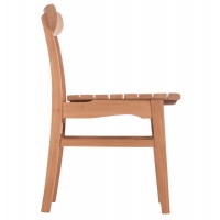 ΚΑΡΕΚΛΑ ΤΡΑΠΕΖΑΡΙΑΣ ΕΞ.ΧΩΡΟΥ ROBBIE HM18115 ΞΥΛΟ TEAK--ΦΥΣΙΚΟ 48x51x82Υεκ.