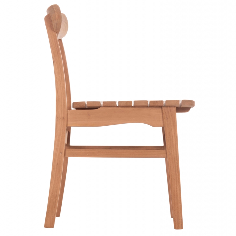 ΚΑΡΕΚΛΑ ΤΡΑΠΕΖΑΡΙΑΣ ΕΞ.ΧΩΡΟΥ ROBBIE HM18115 ΞΥΛΟ TEAK--ΦΥΣΙΚΟ 48x51x82Υεκ.