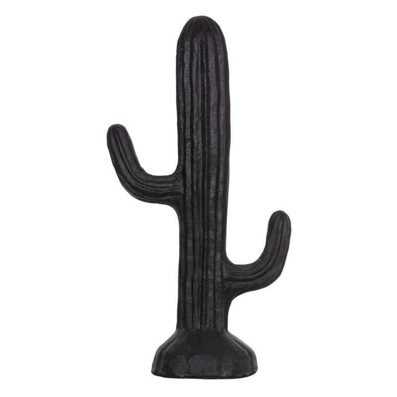ΔΙΑΚΟΣΜΗΤΙΚΟΣ ΚΑΚΤΟΣ ΔΑΠΕΔΟΥ CACTUS HM4386.01L ΓΥΨΟΣ ΣΕ ΜΑΥΡΟ 63x37x150Υεκ.