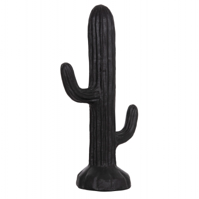 ΔΙΑΚΟΣΜΗΤΙΚΟΣ ΚΑΚΤΟΣ ΔΑΠΕΔΟΥ CACTUS HM4386.01L ΓΥΨΟΣ ΣΕ ΜΑΥΡΟ 63x37x150Υεκ.