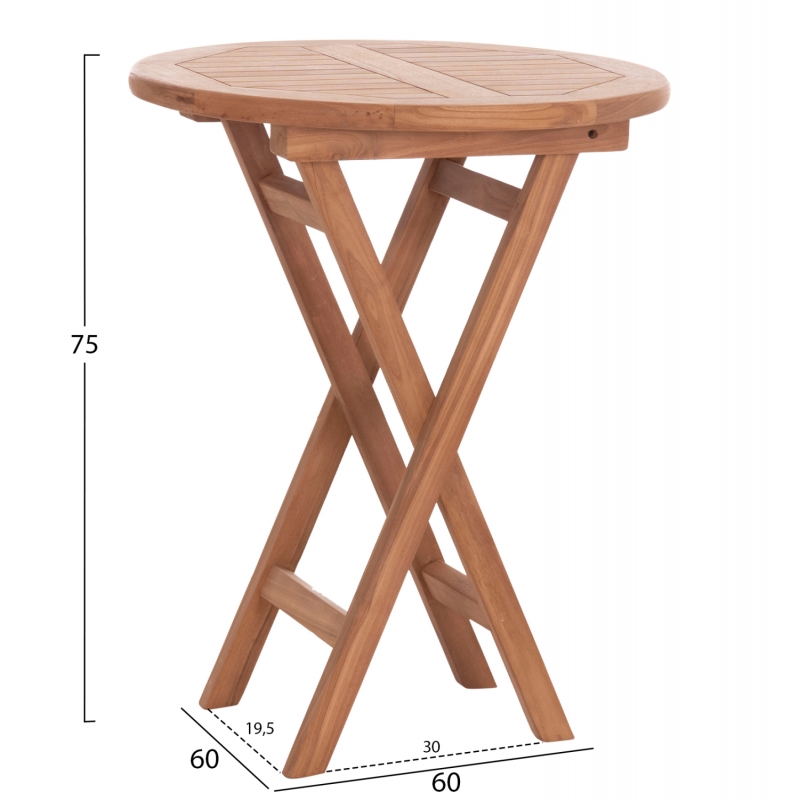 ΤΡΑΠΕΖΙ ΣΚΗΝΟΘΕΤΗ ΣΤΡΟΓΓΥΛΟ ERIS HM18119 ΞΥΛΟ TEAK--ΦΥΣΙΚΟ Φ60x75Υεκ. ΤΡΑΠΕΖΙ ΣΚΗΝΟΘΕΤΗ ΣΤΡΟΓΓΥΛΟ ERIS HM18119 ΞΥΛΟ TEAK--ΦΥΣΙΚΟ Φ60x75Υεκ.