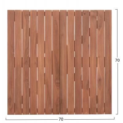 ΕΠΙΦΑΝΕΙΑ ΤΡΑΠΕΖΙΟΥ ΤΕΤΡΑΓΩΝΗ HM18136 ΞΥΛΟ TEAK--ΦΥΣΙΚΟ 70x70x4(πάχος)εκ. ΕΠΙΦΑΝΕΙΑ ΤΡΑΠΕΖΙΟΥ ΤΕΤΡΑΓΩΝΗ HM18136 ΞΥΛΟ TEAK--ΦΥΣΙΚΟ 70x70x4(πάχος)εκ.