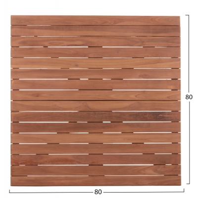 ΕΠΙΦΑΝΕΙΑ ΤΡΑΠΕΖΙΟΥ ΤΕΤΡΑΓΩΝΗ HM18137 ΞΥΛΟ TEAK--ΦΥΣΙΚΟ 80x80x4(πάχος)εκ. ΕΠΙΦΑΝΕΙΑ ΤΡΑΠΕΖΙΟΥ ΤΕΤΡΑΓΩΝΗ HM18137 ΞΥΛΟ TEAK--ΦΥΣΙΚΟ 80x80x4(πάχος)εκ.