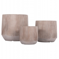 ΣΕΤ 3ΤΜΧ ΓΛΑΣΤΡΕΣ ΣΤΡΟΓΓΥΛΕΣ ΣΕΙΡΑ GARDENER HM4724 FIBERCLAY-ΧΡΩΜΑ CEMENT Φ55x55Υεκ ΣΕΤ 3ΤΜΧ ΓΛΑΣΤΡΕΣ ΣΤΡΟΓΓΥΛΕΣ ΣΕΙΡΑ GARDENER HM4724 FIBERCLAY-ΧΡΩΜΑ CEMENT Φ55x55Υεκ