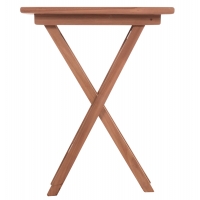 ΤΡΑΠΕΖΙ ΣΚΗΝΟΘΕΤΗ ΤΕΤΡΑΓΩΝΟ ERIS HM18118 ΞΥΛΟ TEAK--ΦΥΣΙΚΟ 60x60x75Υεκ.