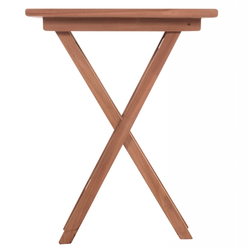 ΤΡΑΠΕΖΙ ΣΚΗΝΟΘΕΤΗ ΤΕΤΡΑΓΩΝΟ ERIS HM18118 ΞΥΛΟ TEAK--ΦΥΣΙΚΟ 60x60x75Υεκ.