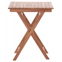 ΤΡΑΠΕΖΙ ΣΚΗΝΟΘΕΤΗ ΤΕΤΡΑΓΩΝΟ HEIDEL HM18121 ΞΥΛΟ TEAK--ΦΥΣΙΚΟ 60x60x75Υεκ.
