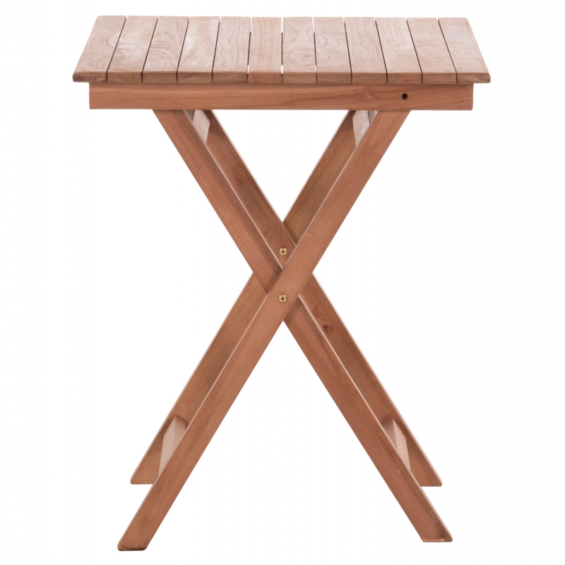 ΤΡΑΠΕΖΙ ΣΚΗΝΟΘΕΤΗ ΤΕΤΡΑΓΩΝΟ HEIDEL HM18121 ΞΥΛΟ TEAK--ΦΥΣΙΚΟ 60x60x75Υεκ.