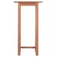 ΤΡΑΠΕΖΙ/ΣΤΑΝΤ ΜΠΑΡ ΣΤΡΟΓΓΥΛΟ PRESSCOT HM18114 ΞΥΛΟ TEAK--ΦΥΣΙΚΟ Φ60x105Υεκ.