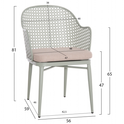 ΣΕΤ LOUNGE 3TMX ΕΞ.ΧΩΡΟΥ OREGO HM21107.06 ΑΛΟΥΜΙΝΙΟ & ΜΕΤΑΛΛΟ ΣΕ ΦΥΣΤΙΚΙ ΣΕΤ LOUNGE 3TMX ΕΞ.ΧΩΡΟΥ OREGO HM21107.06 ΑΛΟΥΜΙΝΙΟ & ΜΕΤΑΛΛΟ ΣΕ ΦΥΣΤΙΚΙ