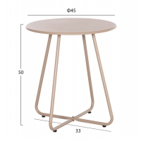 ΣΕΤ LOUNGE 3TMX ΕΞ.ΧΩΡΟΥ OREGO HM21107.03 ΑΛΟΥΜΙΝΙΟ & ΜΕΤΑΛΛΟ ΣΕ ΚΑΠΟΥΤΣΙΝΟ